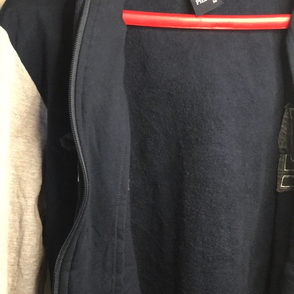 Youth Navy Blue Brasil Zipper light Hooded Jacket - Picture 9 of 11